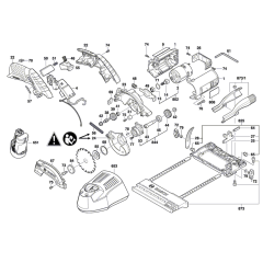 Cordless Circular Saw Assembly