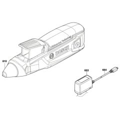 Cordless Hot Glue Gun Assembly