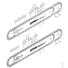 Guide Bar & Chain for Stihl GS461