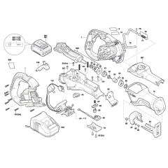 Saw Assembly for Bosch GSA 18V-32