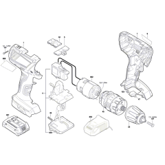 Cordless Combi Drill Assembly