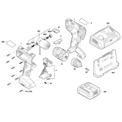Cordless Combi Drill Assembly
