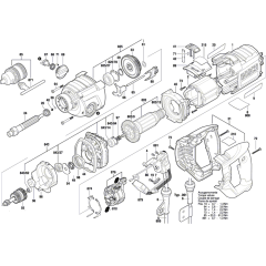 Bosch GSB 162-2 Drill Assembly