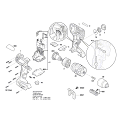 Bosch GSB 18V-60 C Assembly