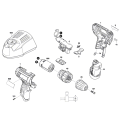 Drill Driver Assembly for Bosch