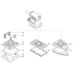 Orbital Sander Assembly