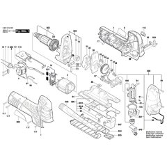Jig Saw Assembly Bosch GST 150 CE