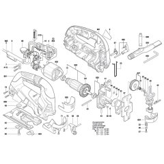 Jig Saw Assembly for Bosch