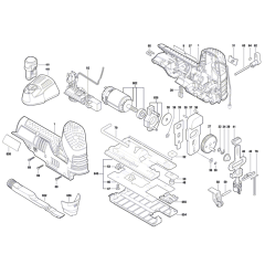 Bosch GST 12V-70 Jigsaw Assembly