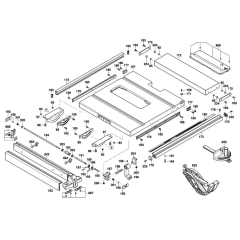 Table Saw Assembly for Bosch