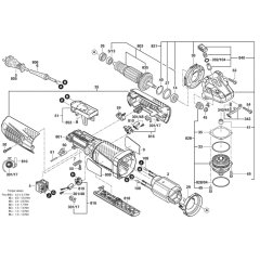 Main Assembly for Bosch GWS 11-125P