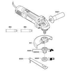 Main Assembly for Bosch GWS 7-115
