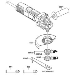 Main Assembly for Bosch GWS 9-115 S