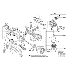 Angle Grinder Assembly for Bosch