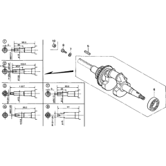 Crankshaft Assembly for GX100