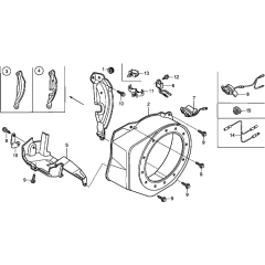 Fan Cover for Honda GX120T2