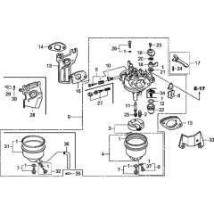 Carburetor Assembly for GX120T2