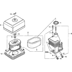 Air Cleaner for Honda GX120T2
