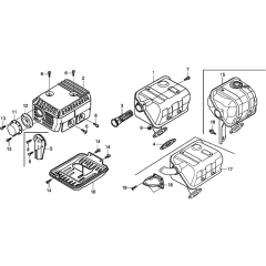 Muffler Assembly for GX120T2