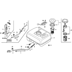 Fuel Tank Assembly for GX120T2