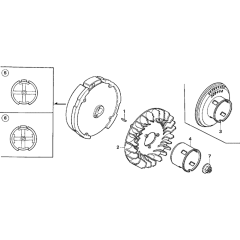 Flywheel Assembly for Honda GX120U1