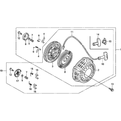 Recoil Starter for Honda GX120UT1