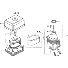 Air Cleaner Assembly Honda GX160K1