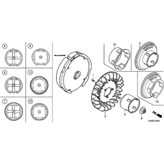 Flywheel Assembly for Honda GX160UT2