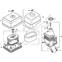 Air Cleaner for Honda GX200T