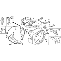 Fan Cover for Honda GX200U