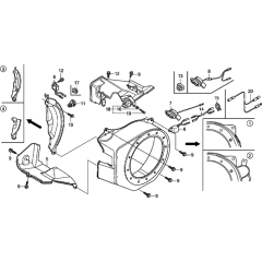 Fan Cover for Honda GX200UT