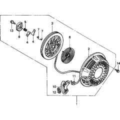 Recoil Starter for Honda GX240K1