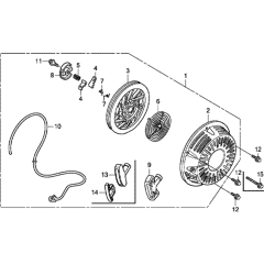 Recoil Starter for Honda GX270T2
