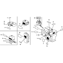 Label Assembly for Honda GX270UT2