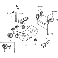 Fuel Tank Assembly for GX31