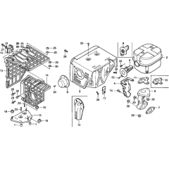 Muffler Assembly for Honda GX340K1