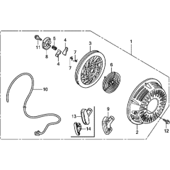 Recoil Starter for Honda GX340U1