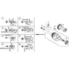 Crankshaft Assembly for GX340U1