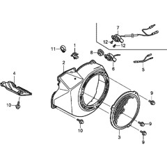 Fan Cover for Honda GX340U1
