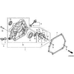 Crankcase Cover for Honda GX340UT1