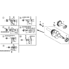 Crankshaft Assembly for GX340UT1