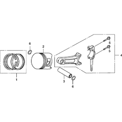 Piston Assembly for Honda GX340UT1