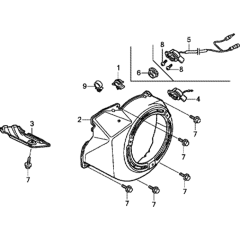 Fan Cover for Honda GX340UT1