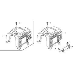 Top Cover Assembly Honda GX35NT