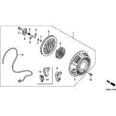 Recoil Starter for Honda GX390U1