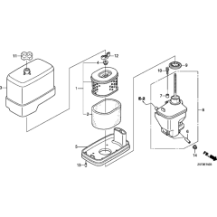 Air Cleaner for Honda GX390UT2