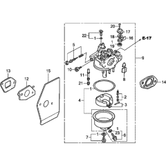 Carburetor for Honda GXV160H2