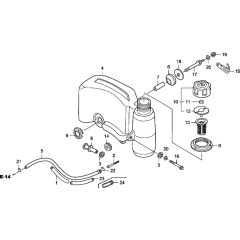 Fuel Tank Assembly for Honda GXV160H2