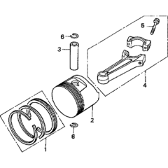 Piston Assembly for Honda GXV390K1