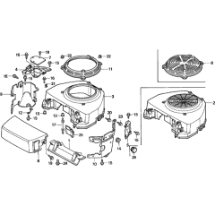Fan Cover for Honda GXV620